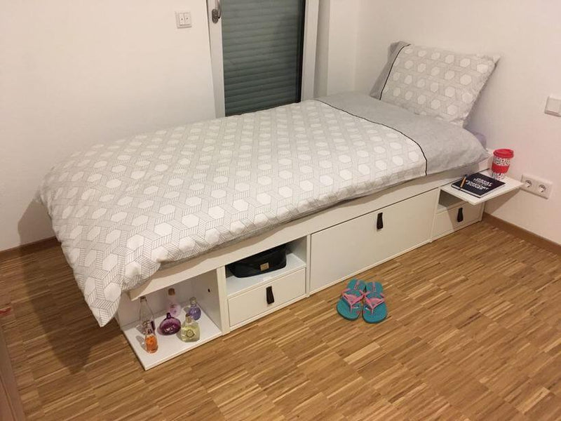 Minha Cama com Arrumação Bali e a melhor dica para os principiantes na construção de móveis