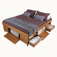 Funktionsbett Amalfi - Bett mit Bettkasten und viel Stauraum - Memomad