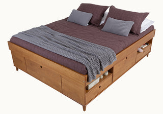 Funktionsbett Amalfi - Bett mit Bettkasten und viel Stauraum - Memomad