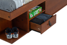 Bett mit Stauraum BALI + Lattenrost (mit oder ohne Kopfende)