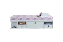 Bett mit Stauraum BALI + Lattenrost (mit oder ohne Kopfende)