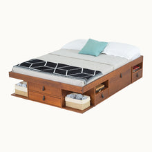 Funktionsbett Bali 150x200 cm - Bett mit Bettkasten und viel Stauraum