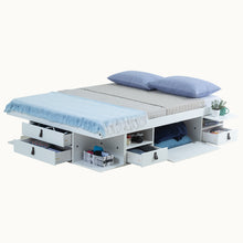 Funktionsbett Bali 150x200 cm - Bett mit Bettkasten und viel Stauraum