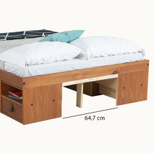 Funktionsbett Bali 140x200 cm - Bett mit Bettkasten und viel Stauraum
