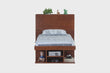 Bett mit Stauraum BALI + Lattenrost (mit oder ohne Kopfende)