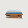 Bett mit Stauraum BALI + Lattenrost (mit oder ohne Kopfende)