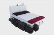 Bett mit Stauraum BALI + Lattenrost (mit oder ohne Kopfende)