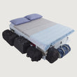 Funktionsbett Bali 140x190 cm - Bett mit Bettkasten und viel Stauraum - Inkl. Lattenrost - Memomad