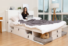 Funktionsbett Bali 150x200 cm - Bett mit Bettkasten und viel Stauraum - Inkl. Lattenrost